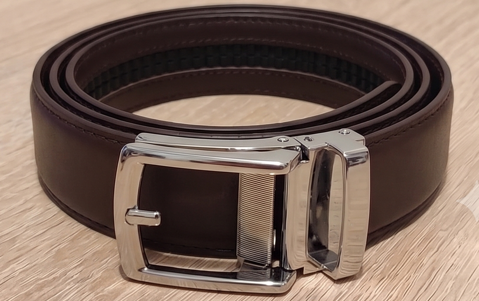 Ceinture marron avec boucle automatique